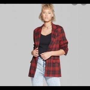 Wild Fable Oversized Plaid Blazer
